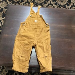 Boys Carhartt overalls 12 months